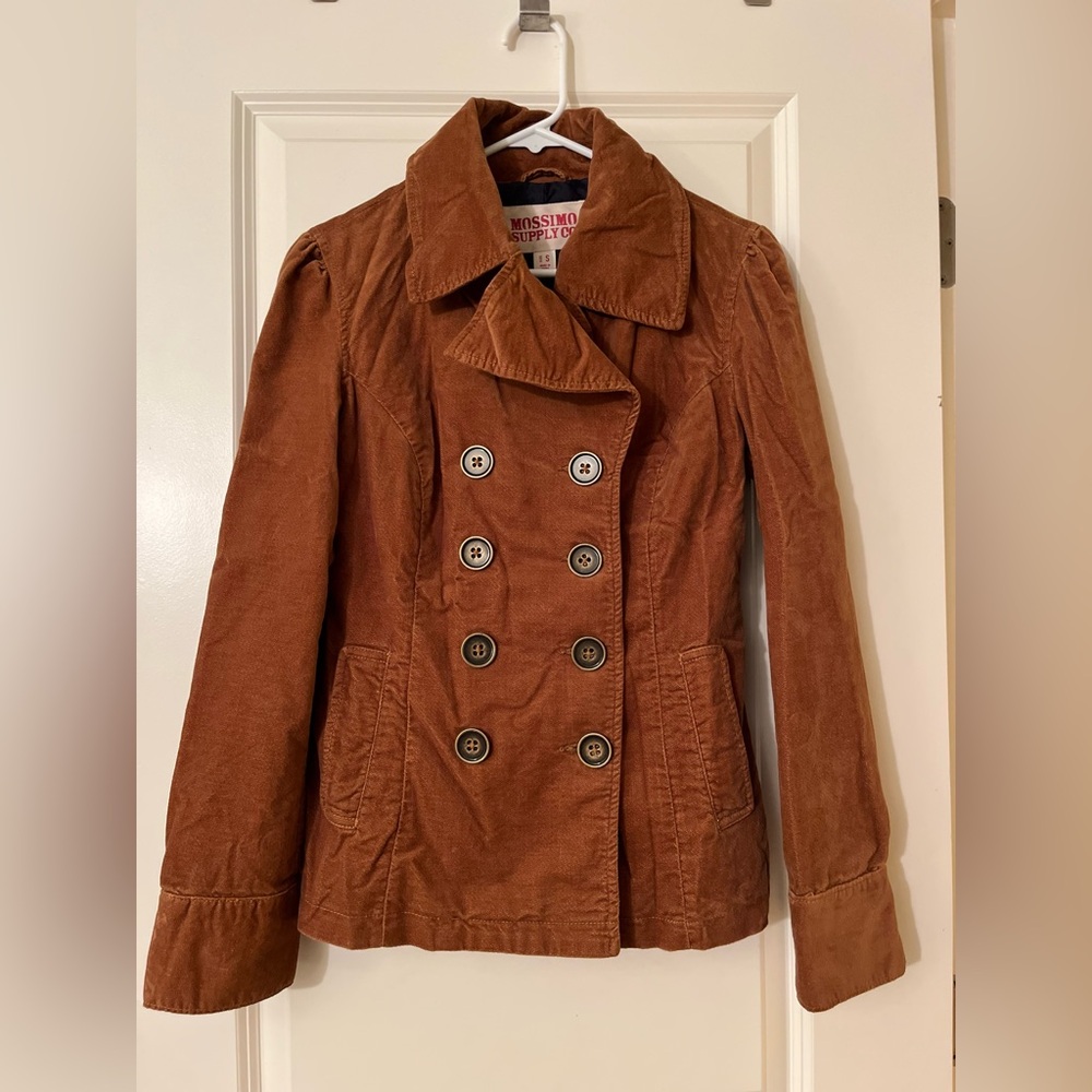 ~Dark tan pea coat from Mossimo Supply Co. 
~Women’s size S